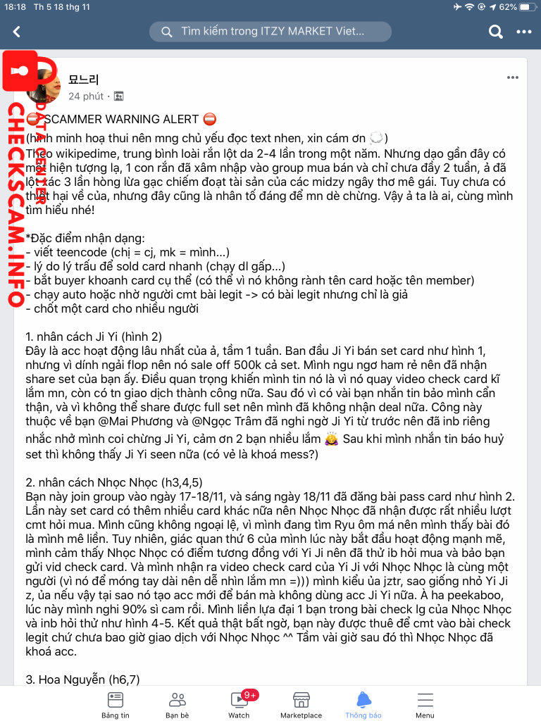Evidence against Hua Chuc Anh