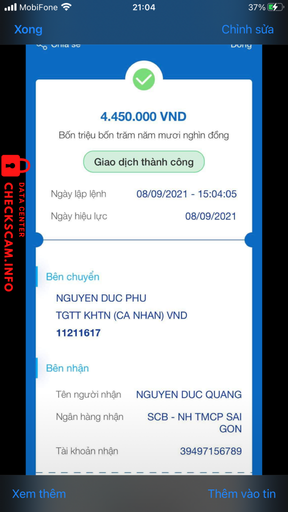 Evidence against Nguyễn Đức Quan