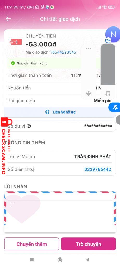 Evidence against Tran Dinh Phat