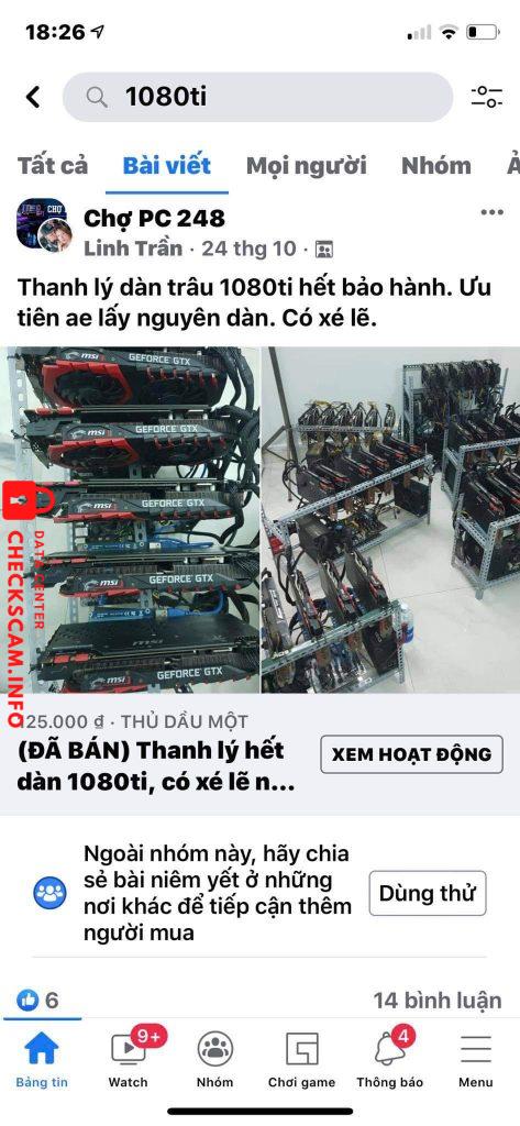 Evidence against Trần Mai Linh