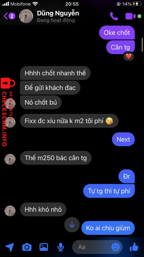 Evidence against Nguyễn Trọng Dũng