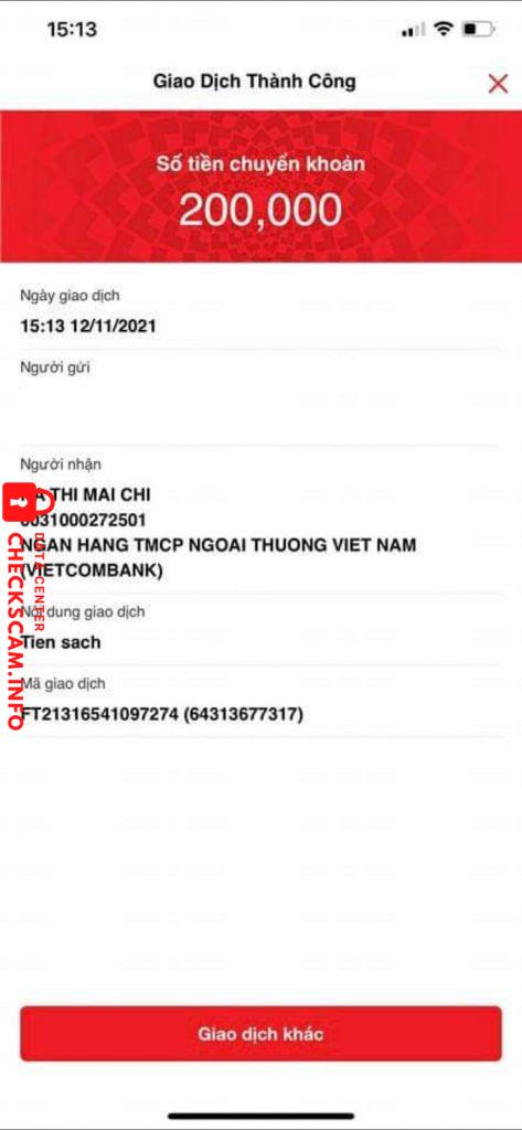 Evidence against Ha Thi Mai Chi