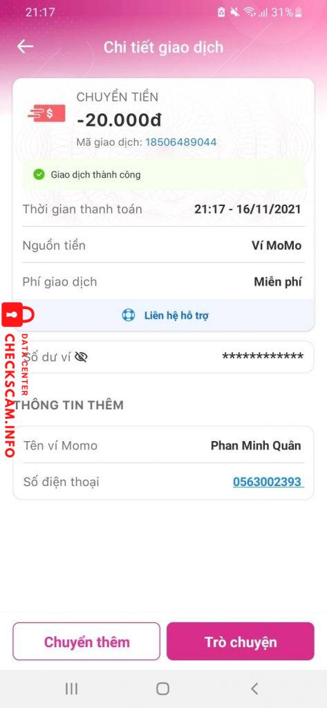 Evidence against Phan Minh Quân