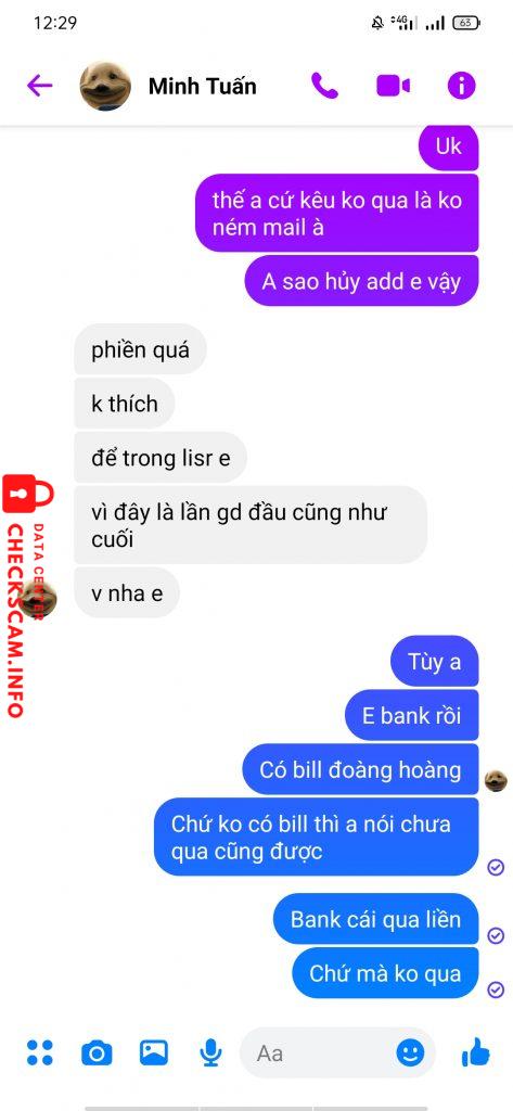 Evidence against Dang Minh Tuan