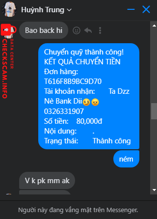 Evidence against Huỳnh Hữu Tấn Trung