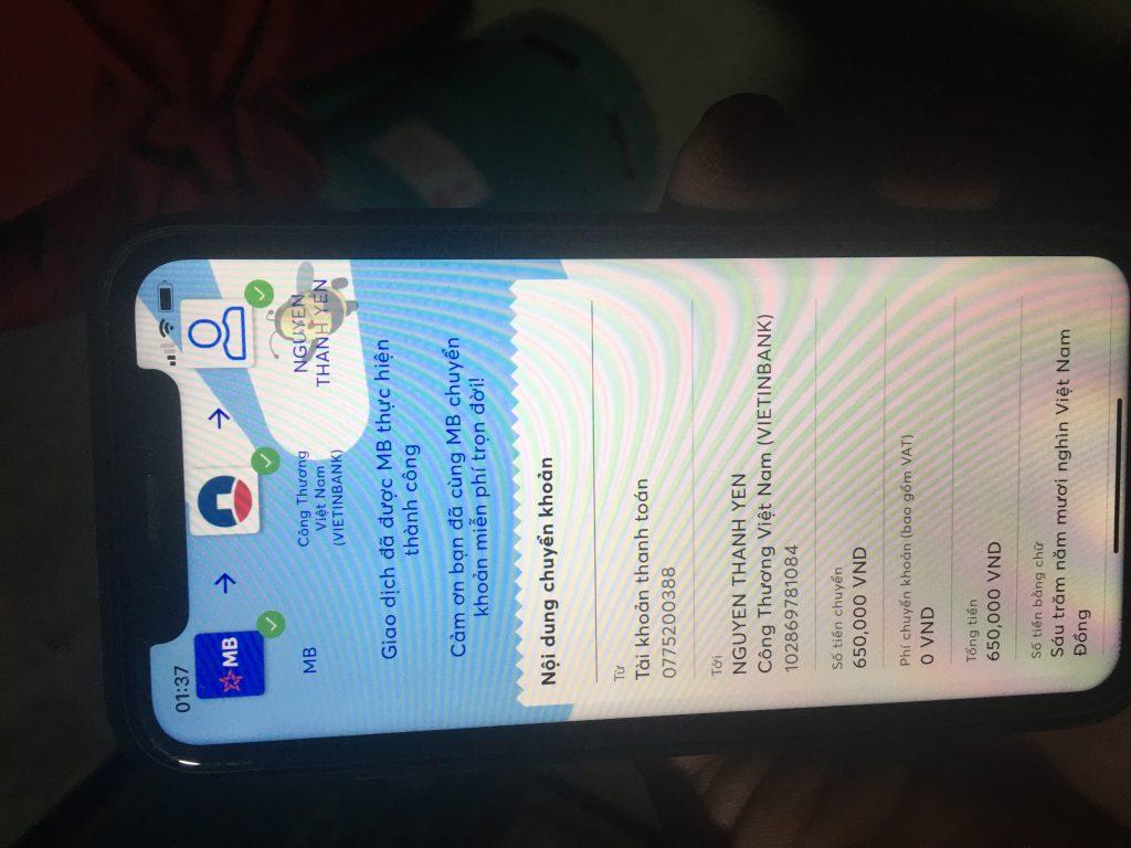 Evidence against Nguyen Thanh Yen