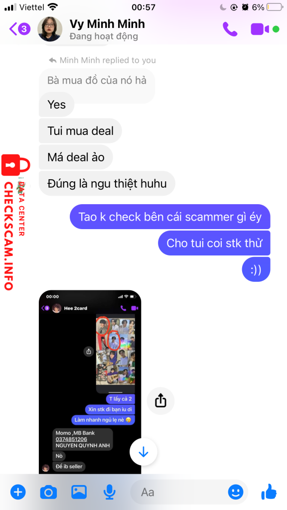 Evidence against Nguyen Quynh Anh