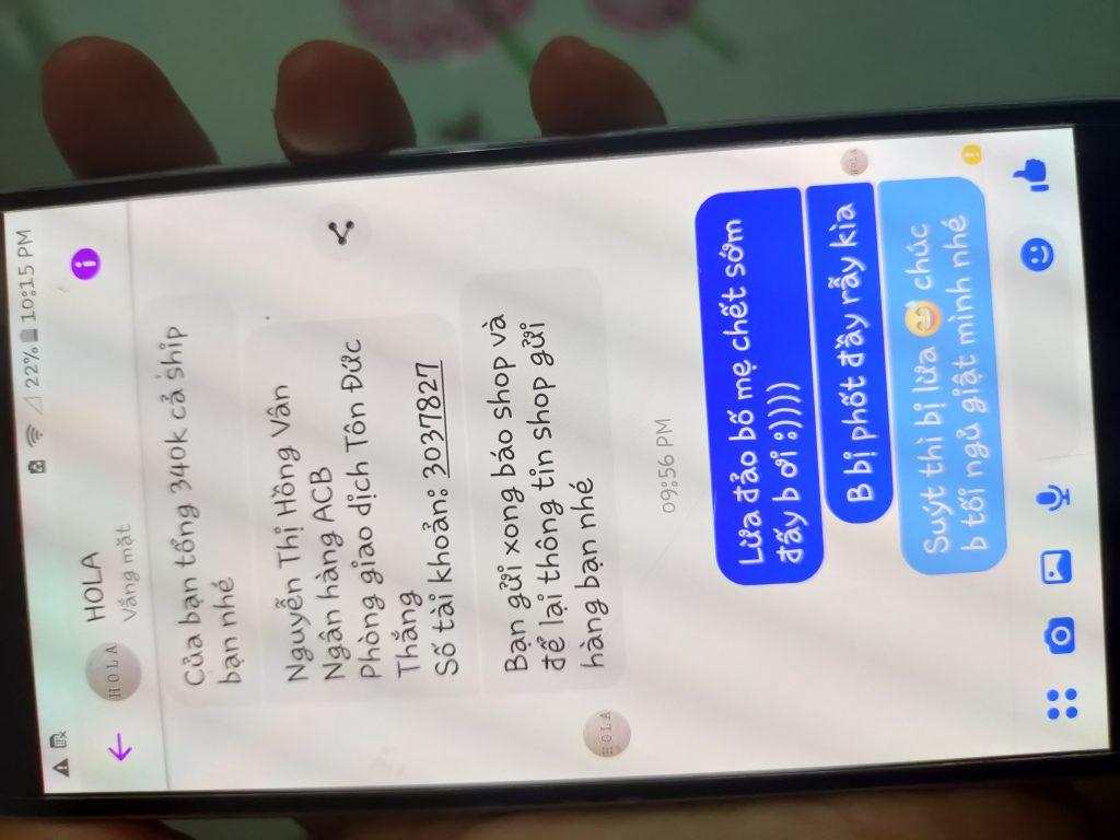 Evidence against Nguyen Thi Hong Van