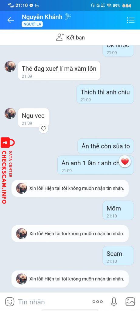 Evidence against Nguyen Hong Khanh