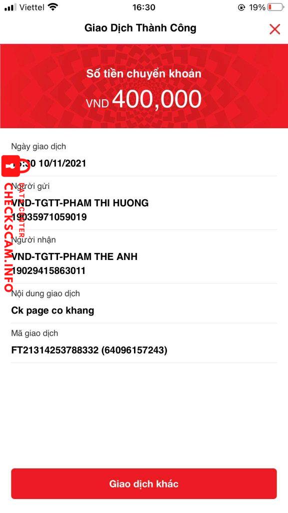 Evidence against Pham The Anh