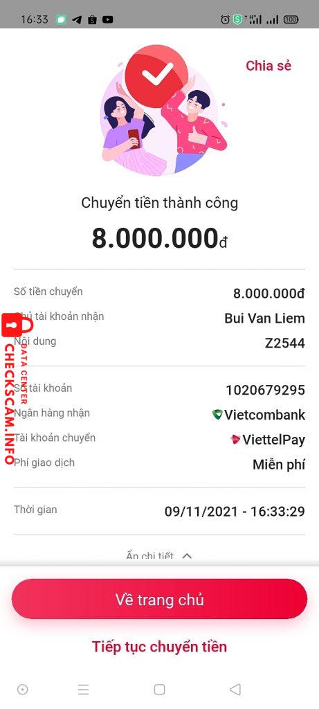 Evidence against Hoàng Nghĩa Minh Quốc