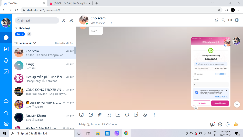 Evidence against Đặng Văn Sơn