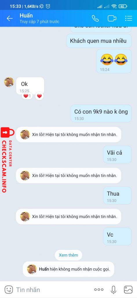 Evidence against Nguyễn Văn Huấn