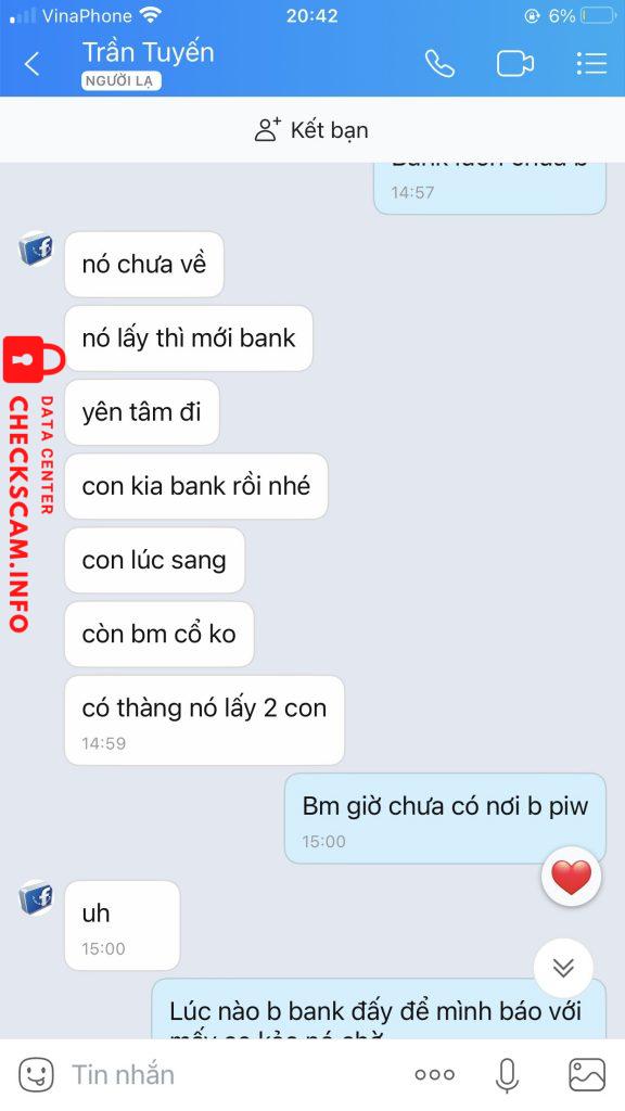 Evidence against Tran Thi Tuyen