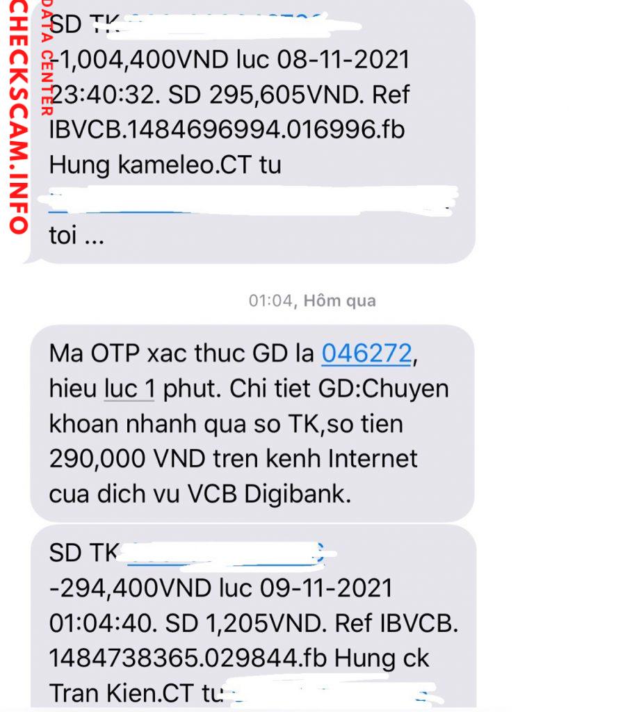 Evidence against Đinh Thị Xuân