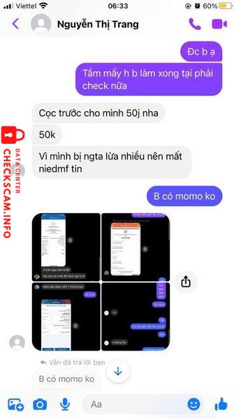 Evidence against Nguyen Thi Van