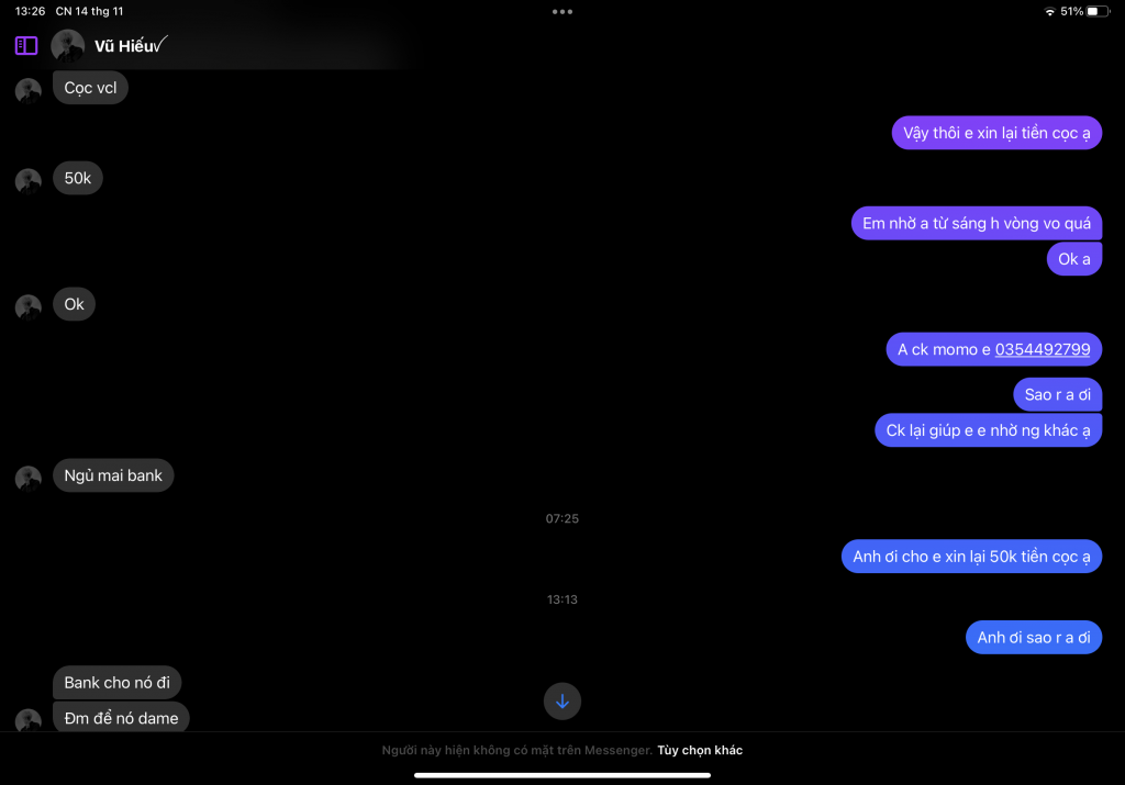 Evidencia contra Vu Trung Hieu