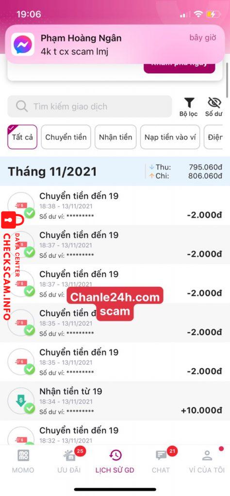 Evidence against Phạm Hoàng Ngân