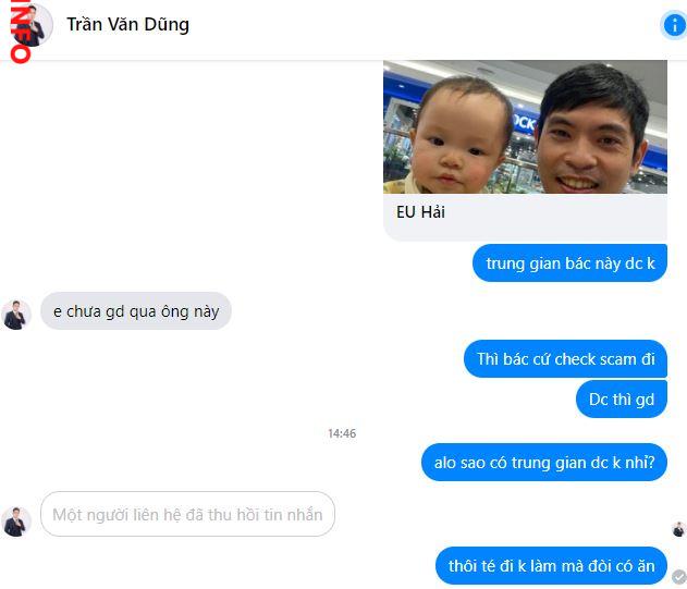 Evidence against Trần Văn Dũng