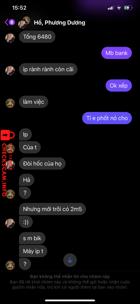Evidencia contra Ho Vu Linh