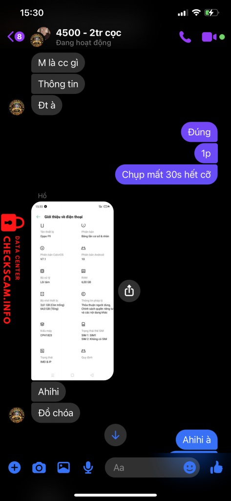 Evidencia contra Ho Vu Linh