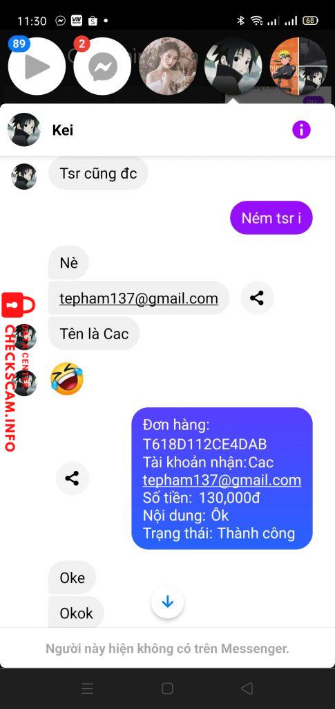 Evidence against Lê Văn Long