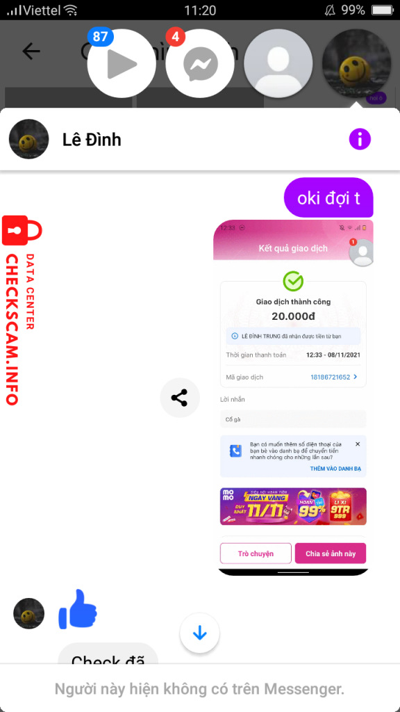 Evidence against Lê Đình Trung