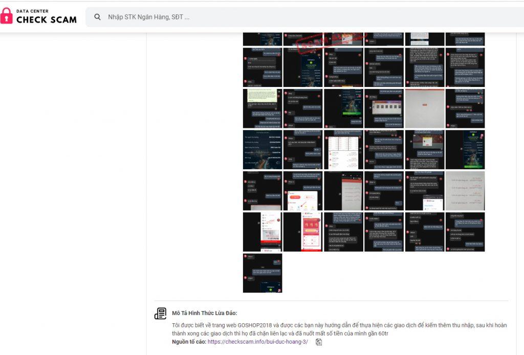 Evidence against Thai Van Noi
