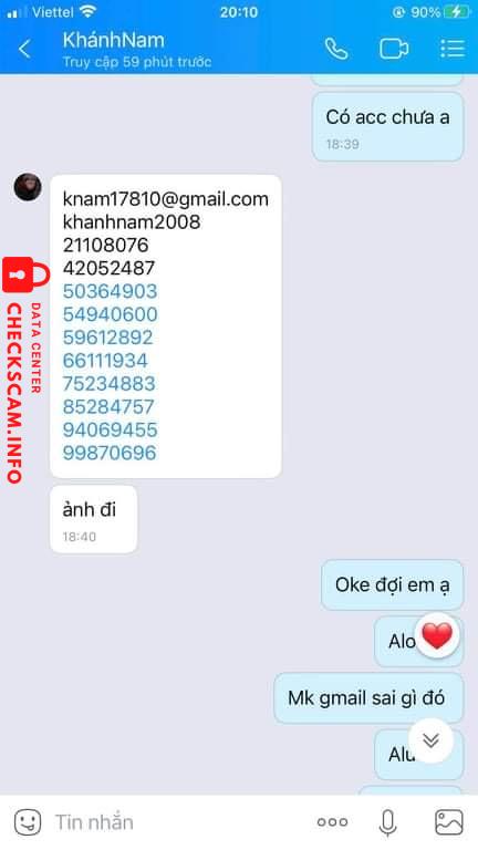 Evidence against Khánh