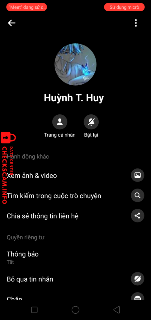 Evidence against Huỳnh Trúc Huy