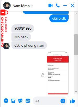 Evidence against Le Phuong Nam