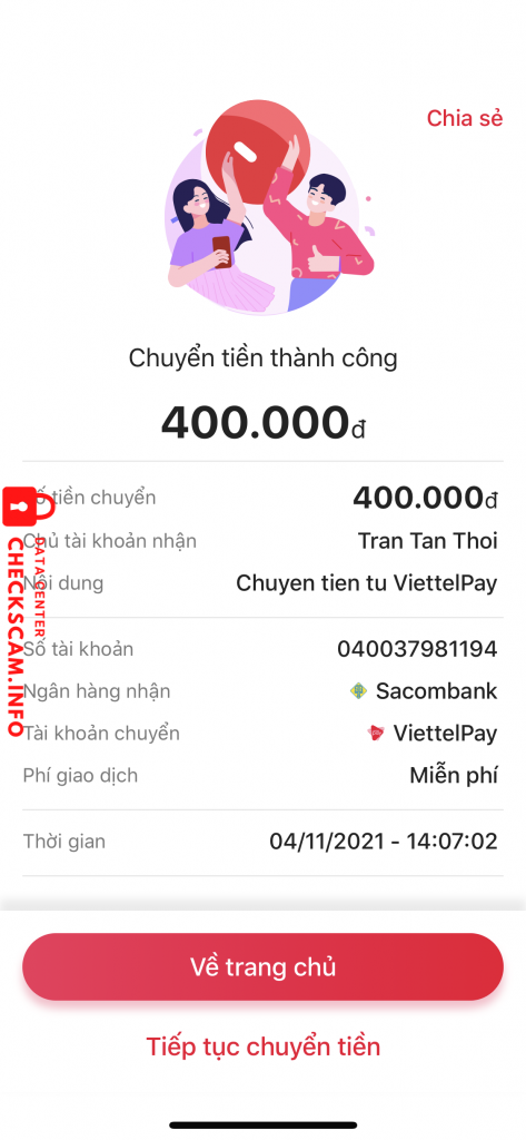 Evidence against Tran Tan Thoi