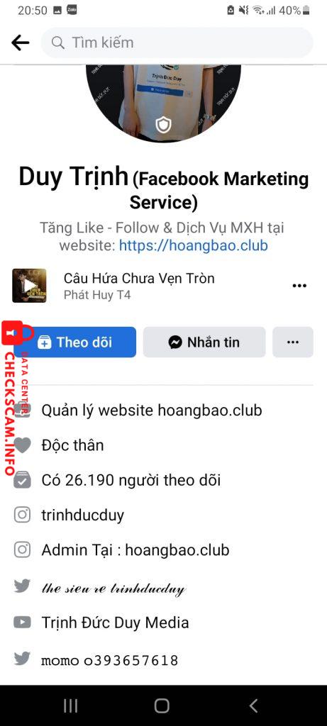 Evidence against Trịnh Đức Duy