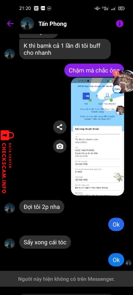 Evidence against Ngo Tan Phong