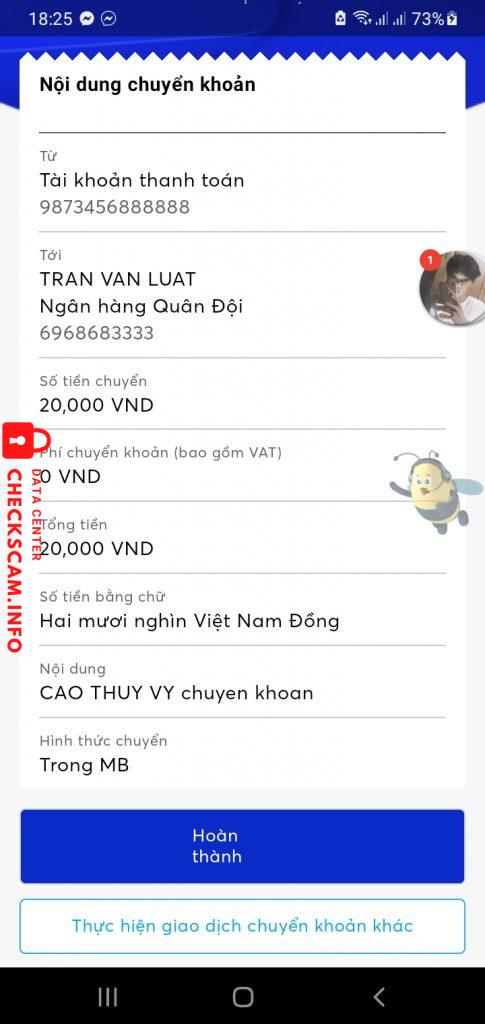 Evidence against Tran Van Luat