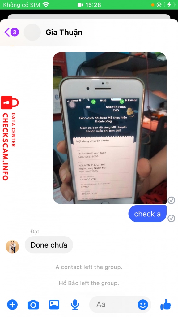 Evidence against Nguyen Anh Tu
