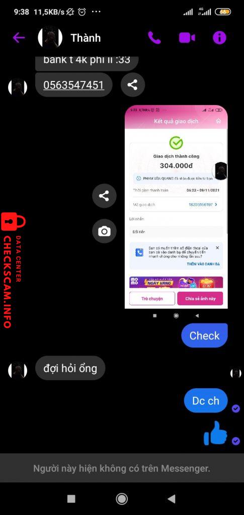 Evidence against Huỳnh Công Thành
