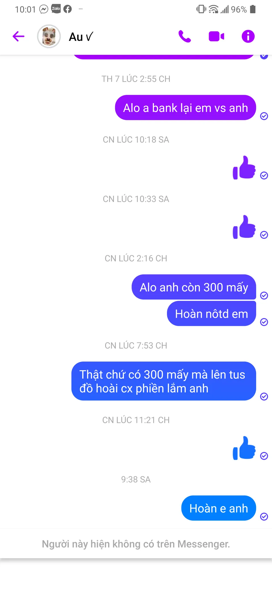 Evidence against Hải Âu