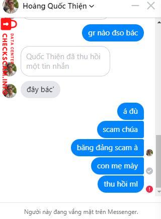 Evidence against Hoang Quoc Thien