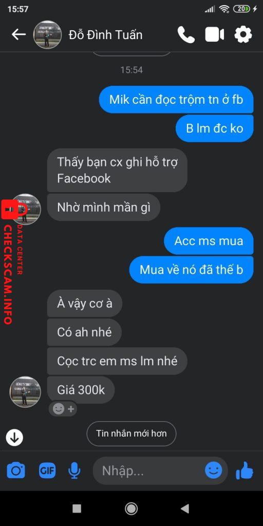 Evidence against Do Dinh Tuan