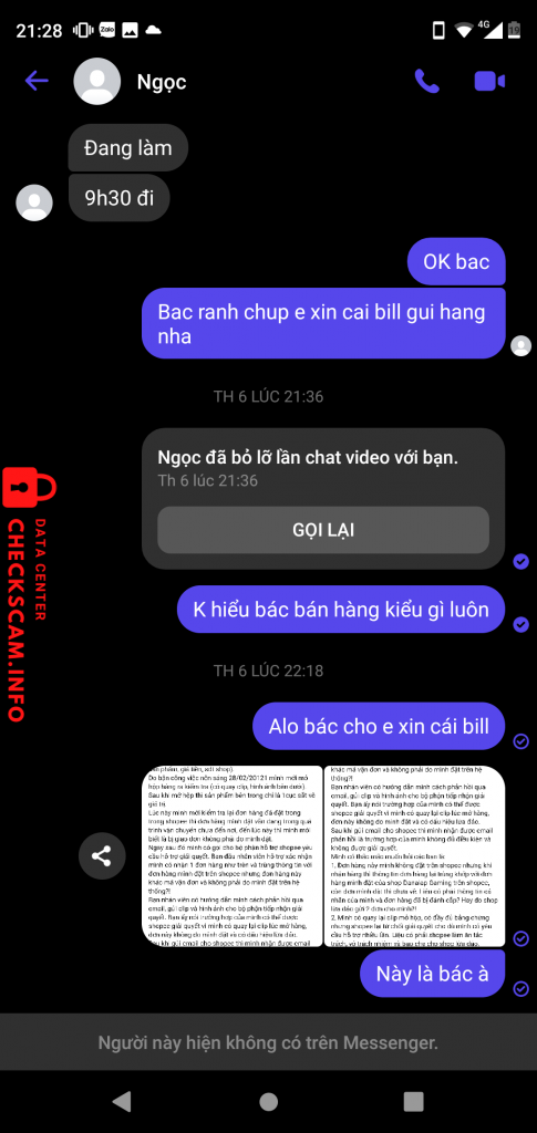 Evidence against Luong Nguyen Ngoc Dinh
