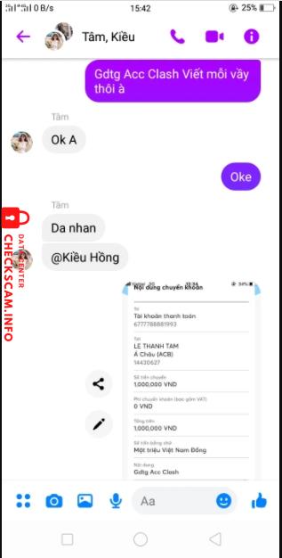 Evidence against Linh Thanh Tâm