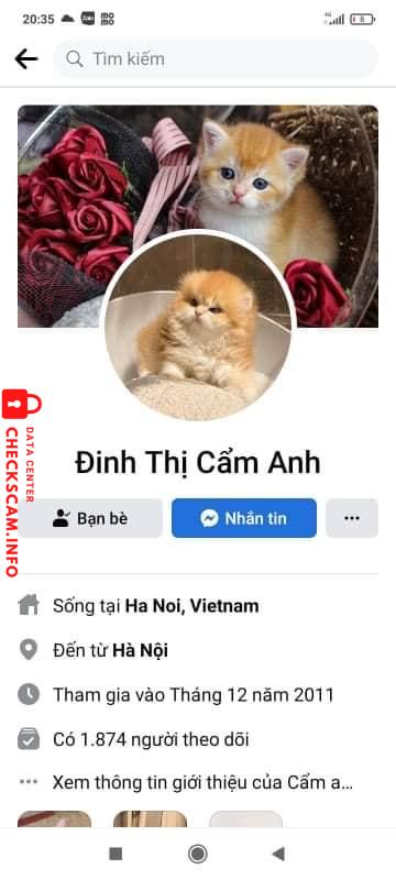 Evidence against Đinh Thị Cẩm Anh