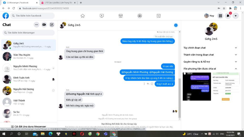Evidence against Nguyễn Hải Dương