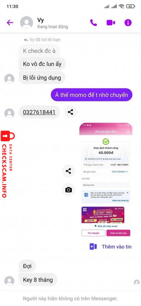 Evidence against Nguyễn Lê Chí Vỹ