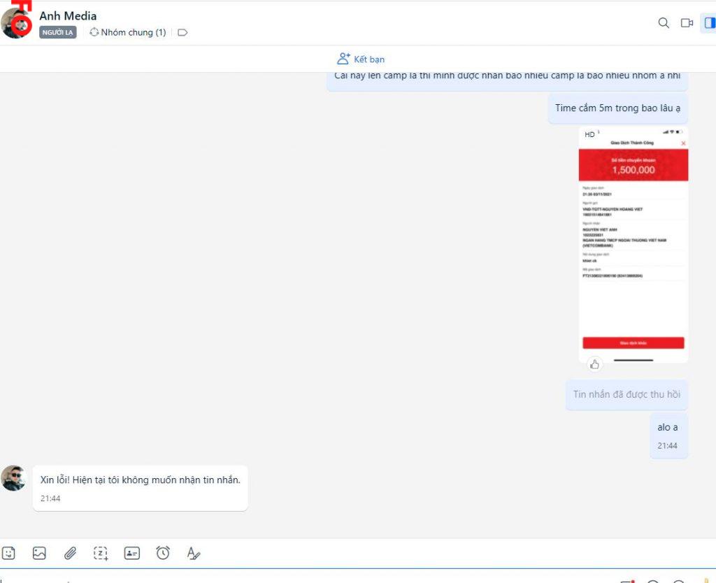 Evidence against Nguyen Viet Anh