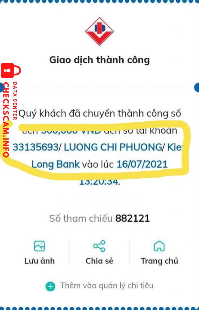 Evidence against Luong Chi Phuong