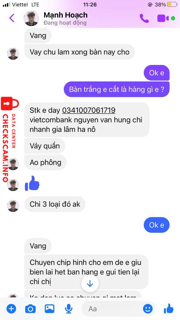 Evidence against Nguyen Van Hung