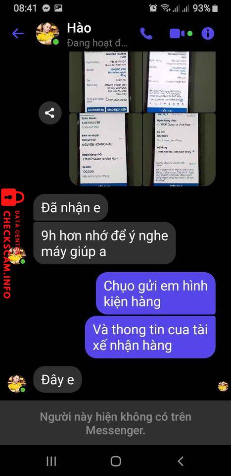 Evidence against Nguyen Hoang Hao