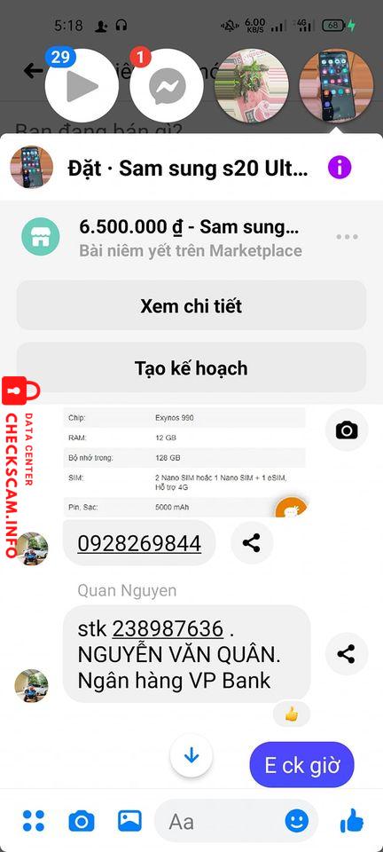 Evidence against Nguyễn Văn Quân